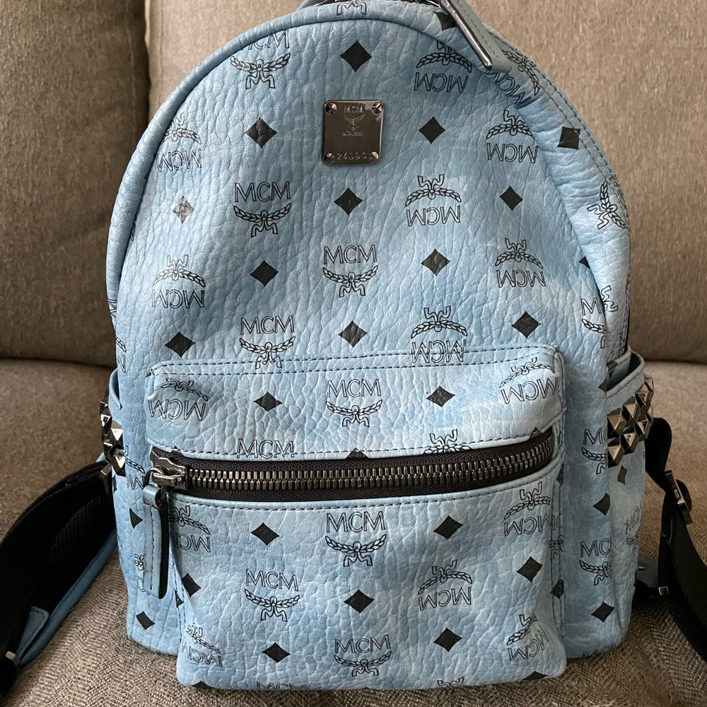 ***SOLD****CM Light Blue Monogram Backpack